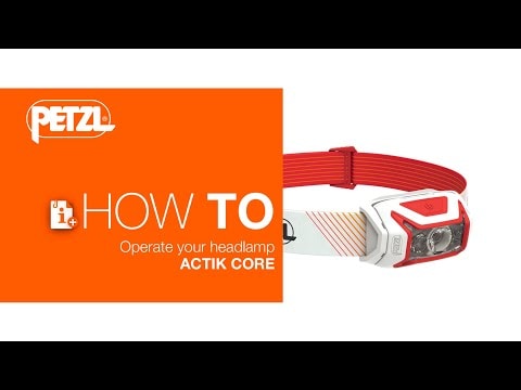 Налобний ліхтарик Petzl Actik Core 2022 Red - 600 люменів