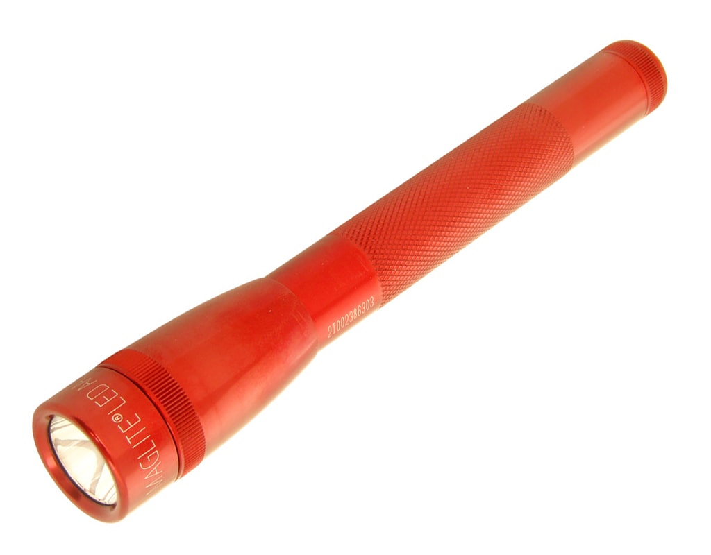 Ліхтарик Maglite Mini LED 2xAA Червоний - 68 люменів