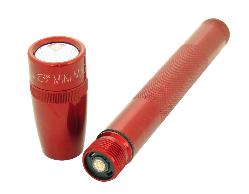 Ліхтарик Maglite Mini LED 2xAA Червоний - 68 люменів