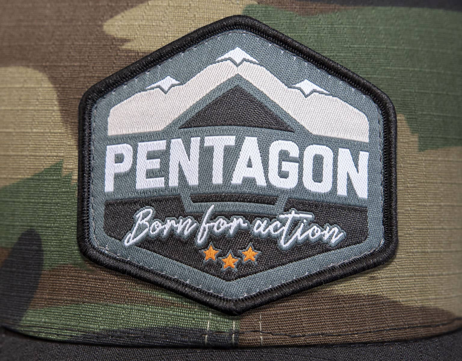 Бейсболка Pentagon Era Born for action - Woodland