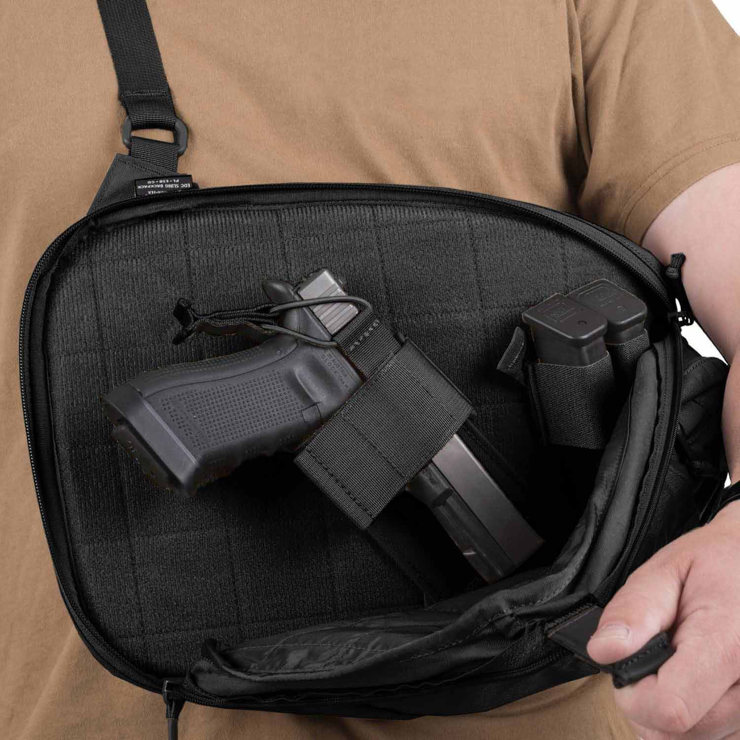 Рюкзак Helikon EDC Sling рюкзак 6,5 л - чорний