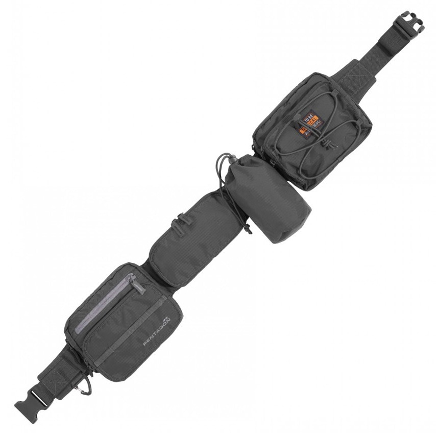 Тактичний ремінь Pentagon Alissos - Black