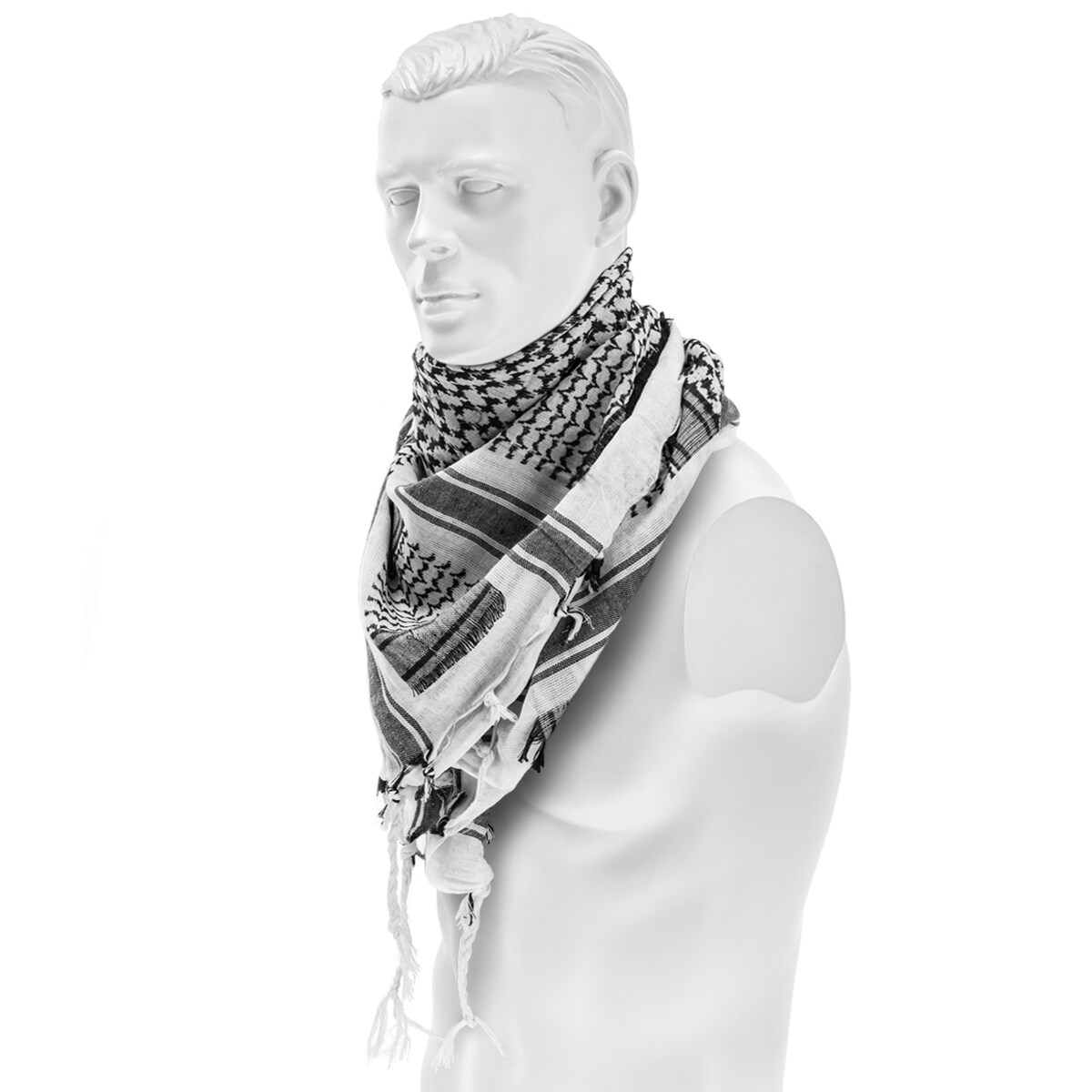 Арафатка захисний шарф Brandit - White/Black