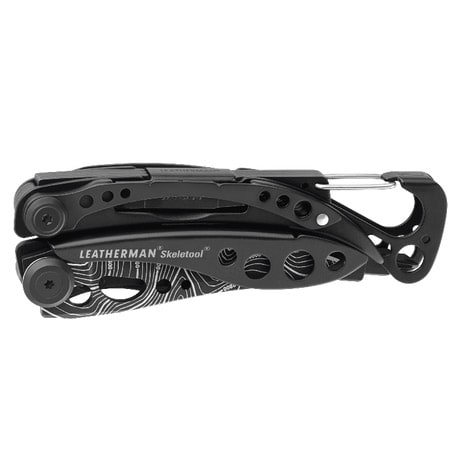 Мультитул Leatherman Skeletool Black Topo - лімітована серія