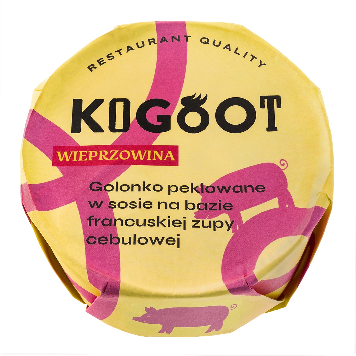 Консервовані продукти Kogoot  - Свиняча рулька в'ялена в соусі на основі французького цибулевого супу 300 г