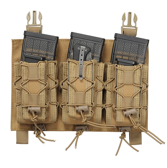 Універсальний підсумок 8Fields Buckle Up для трьох магазинів - Coyote