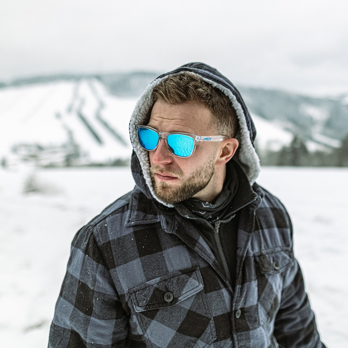 Сонцезахисні окуляри Oakley Frogskins Crystal Clear Prizm Sapphire