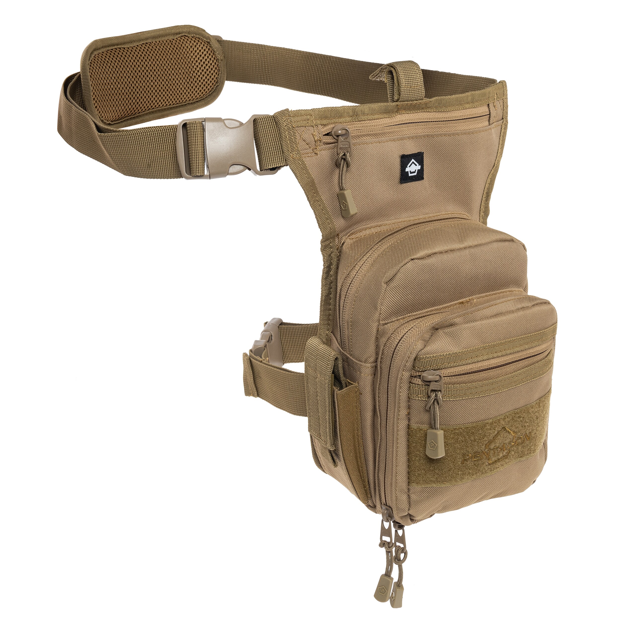 Сумка Pentagon Max-S 2.0 Gun Thigh Pouch 3,7 л - Coyote