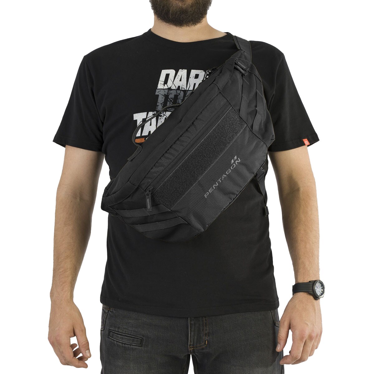 Сумка через плече Pentagon Telamon Bag 8,5 л - Black