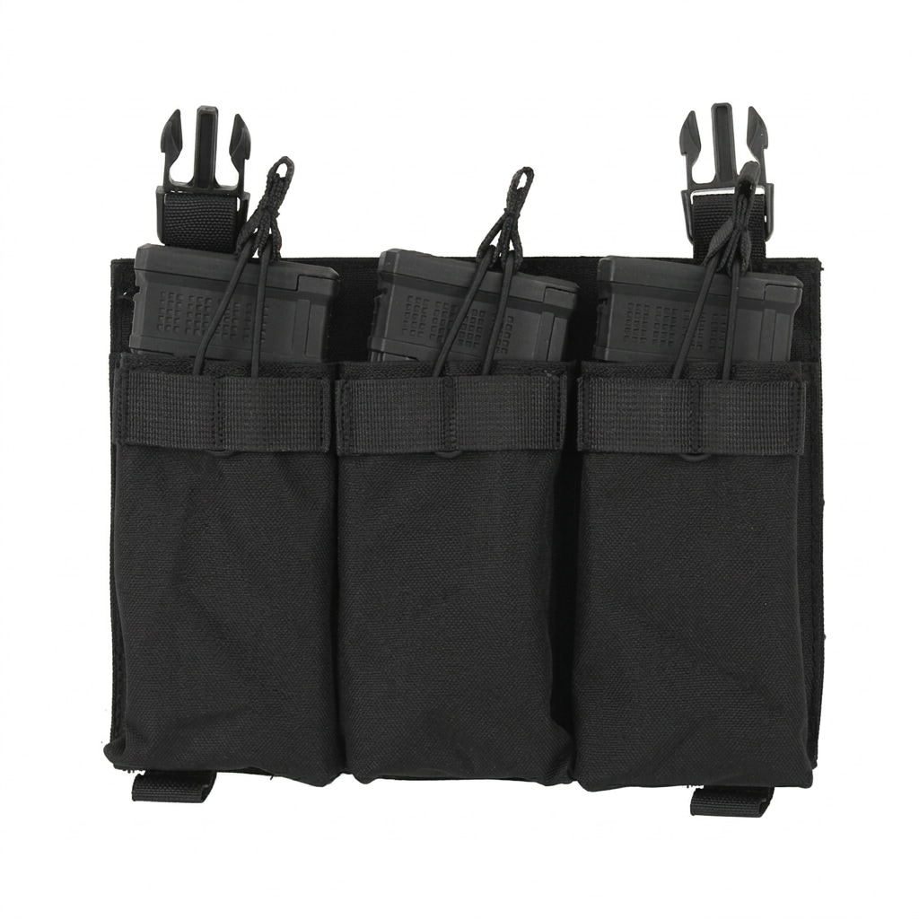 Потрійний підсумок 8Fields Buckle Up для магазинів M4/M16 - black