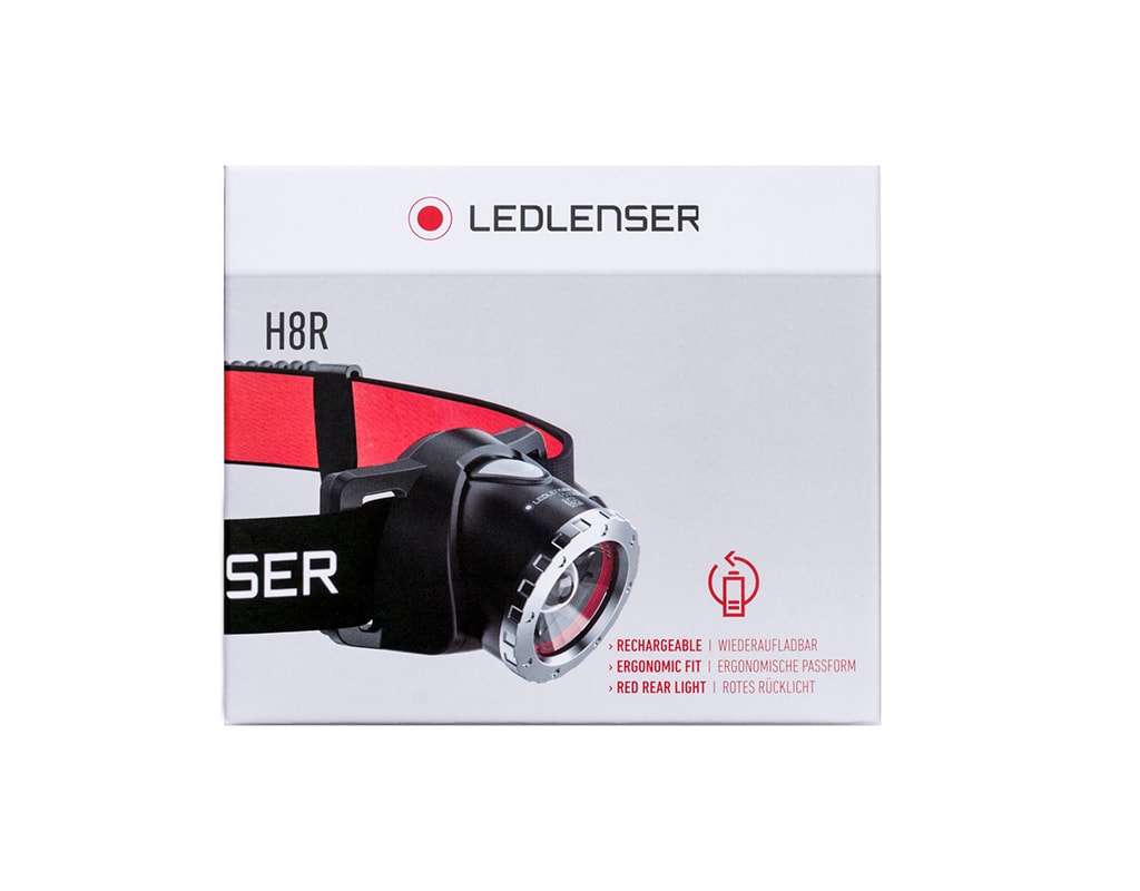 Налобний ліхтарик Ledlenser H8R - 600 люменів