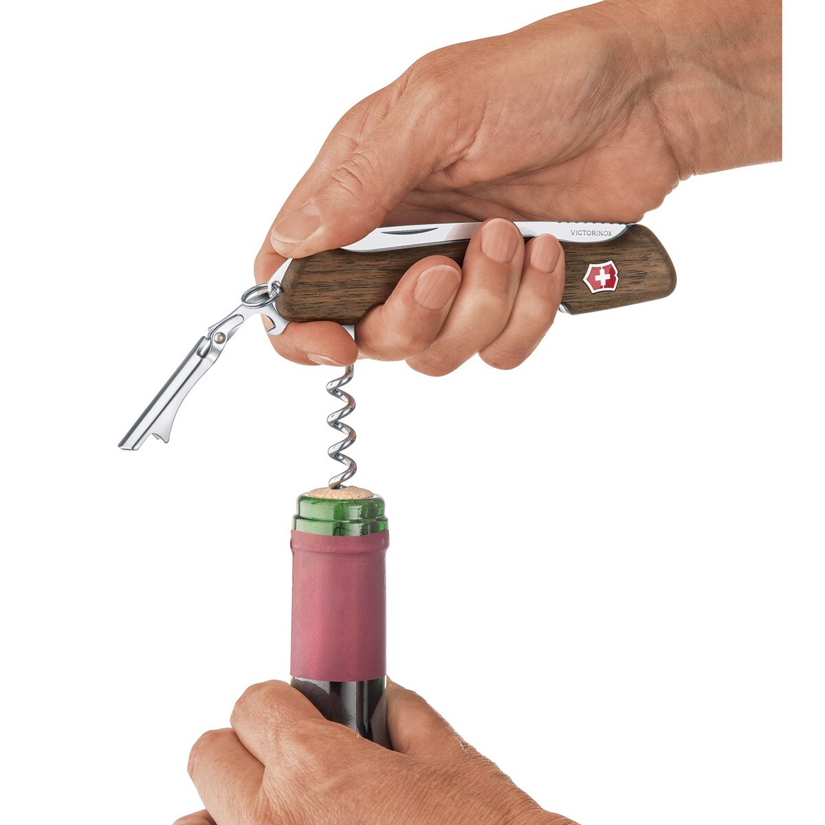 Багатофункціональний ніж Victorinox Wine Master - Walnut Wood