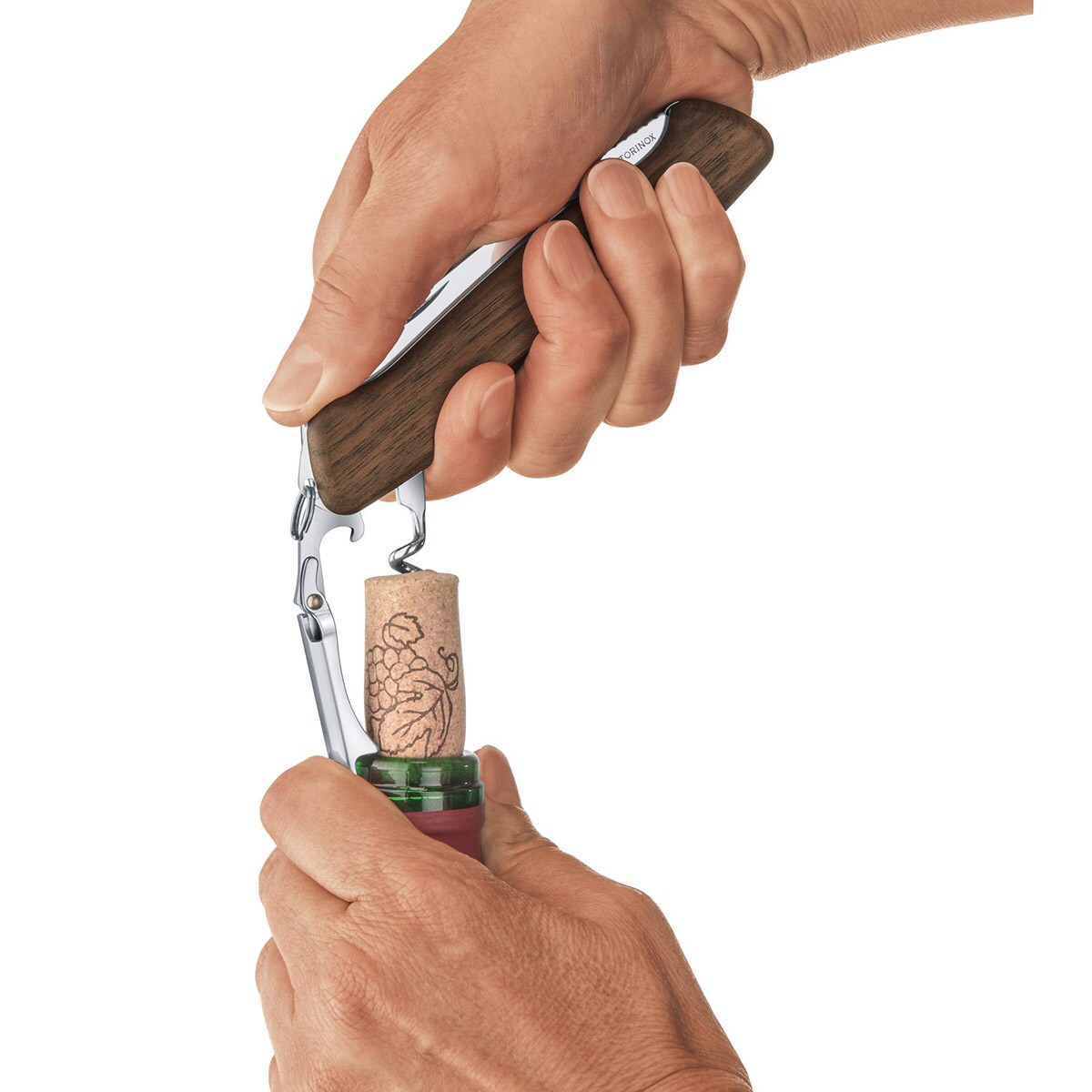Багатофункціональний ніж Victorinox Wine Master - Walnut Wood