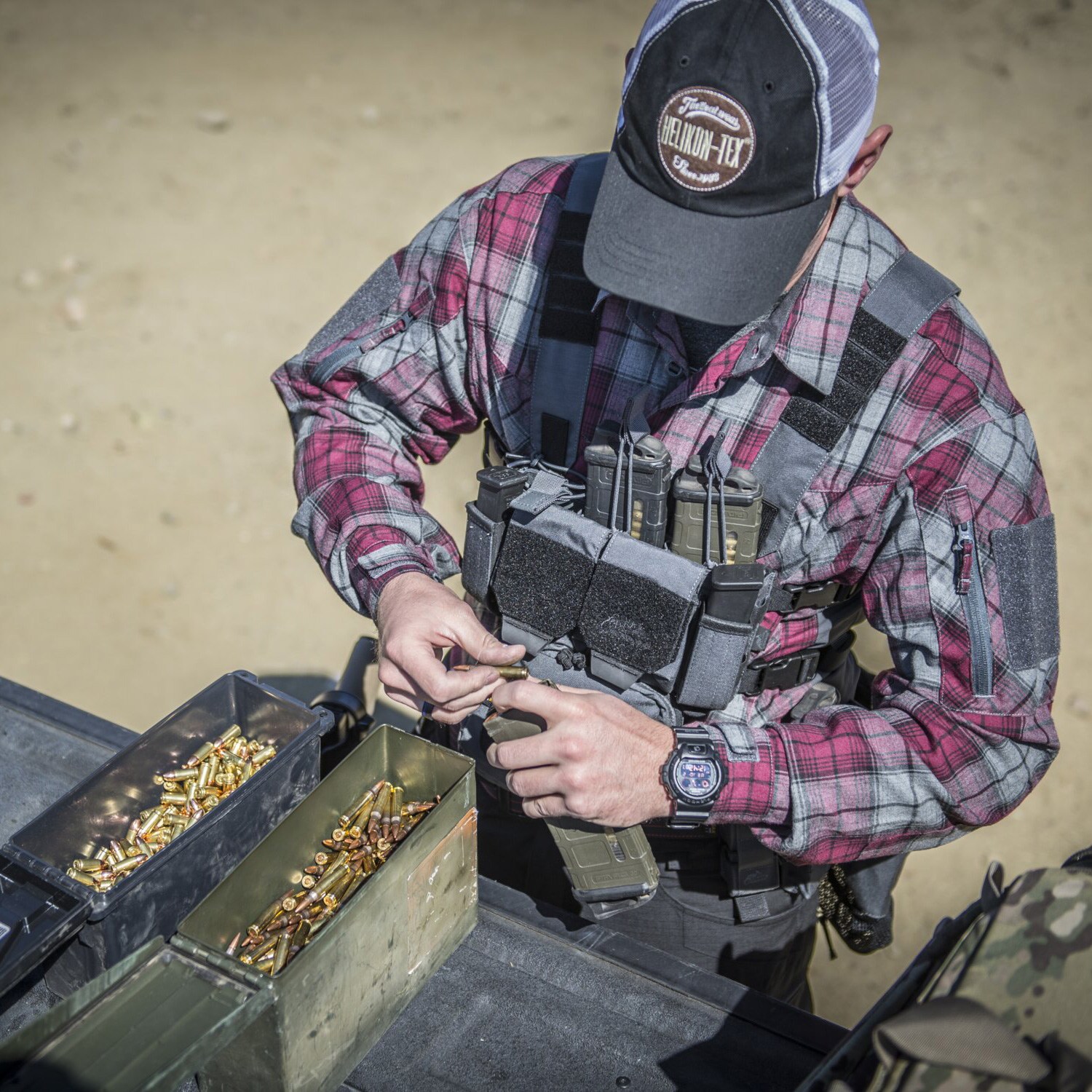 Ремінно-плечова система типу Chest Rig Helikon-Tex Competition MultiGun - Shadow Grey