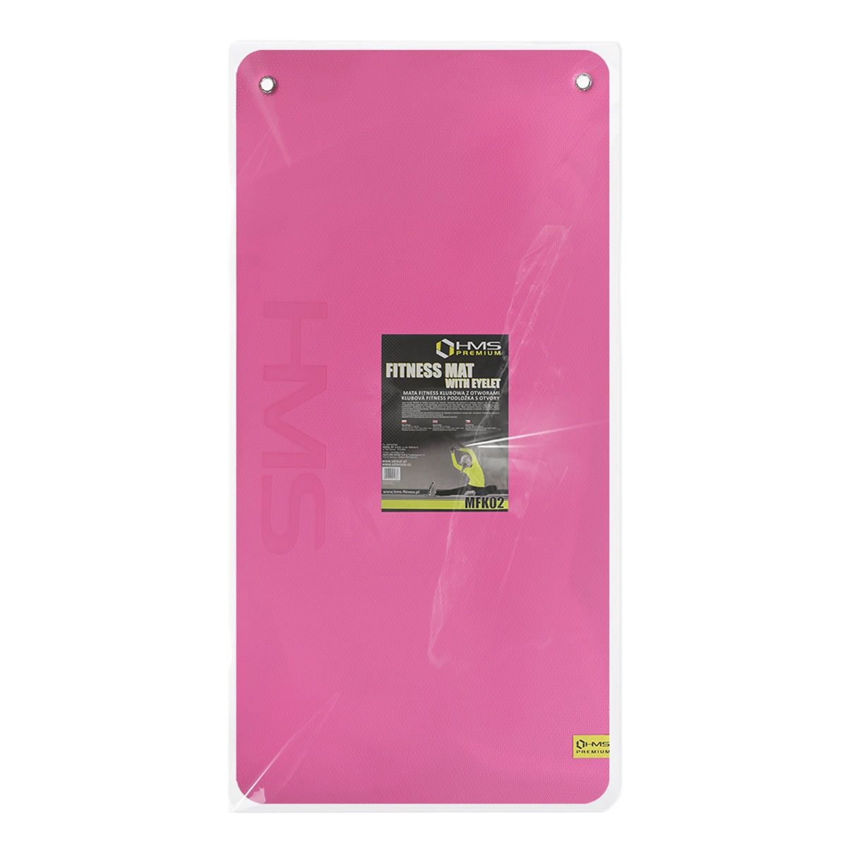HMS MFK02 Рожевий/чорний килимок для тренувань