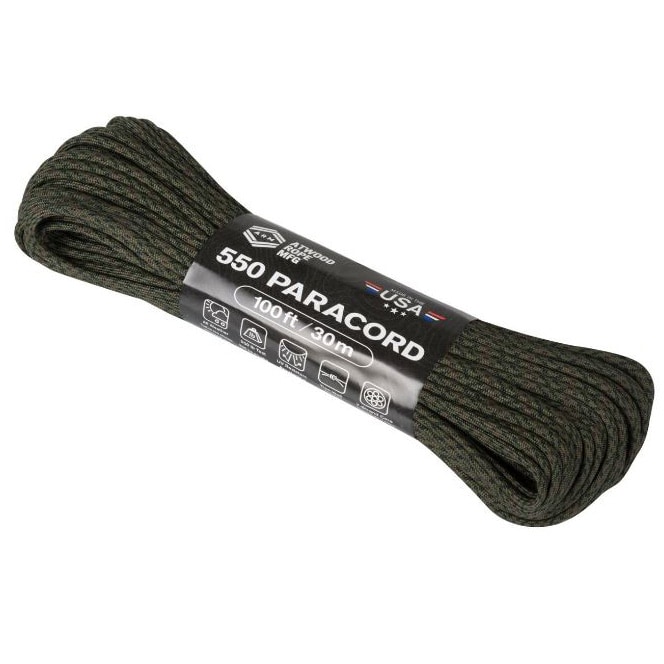Мотузка Atwood MFG 550 Paracord Color Changing Patterns 30 м - Прихована