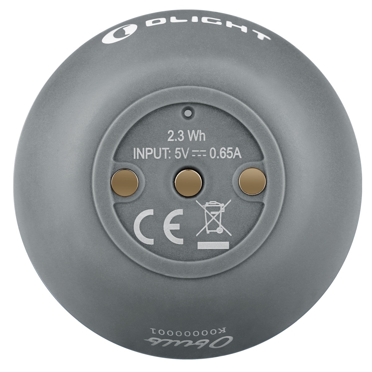 Лампа Olight Obulb Basalt Grey - 55 люменів