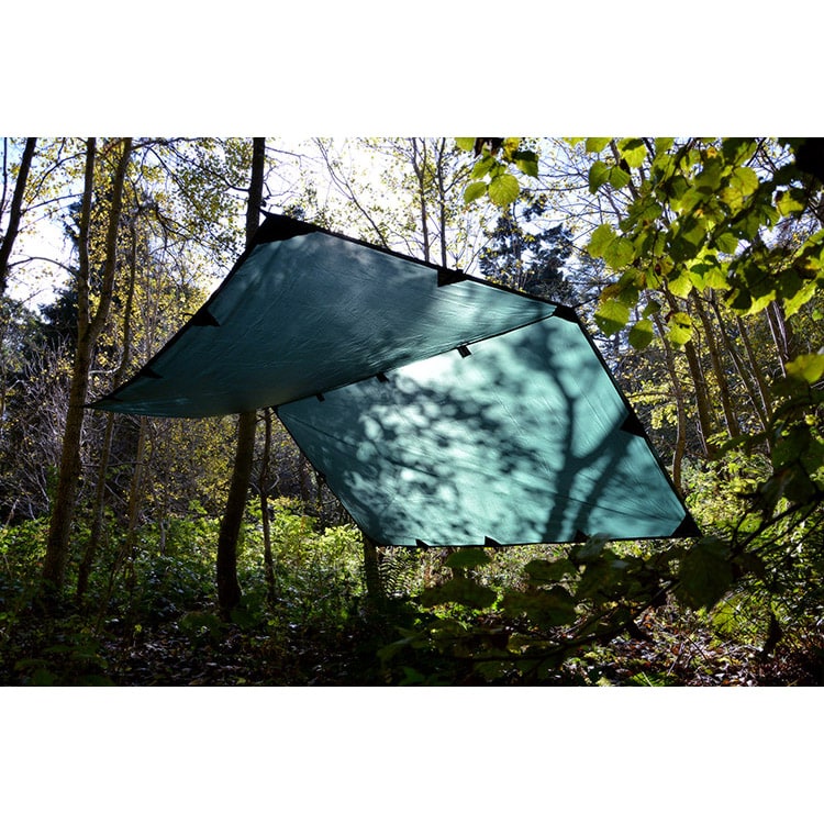 DD Hammocks Tarp 3x3 Limited Edition кемпінгове простирадло - лісовий зелений