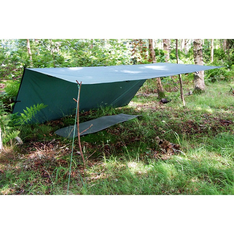 DD Hammocks Tarp 3x3 Limited Edition кемпінгове простирадло - лісовий зелений