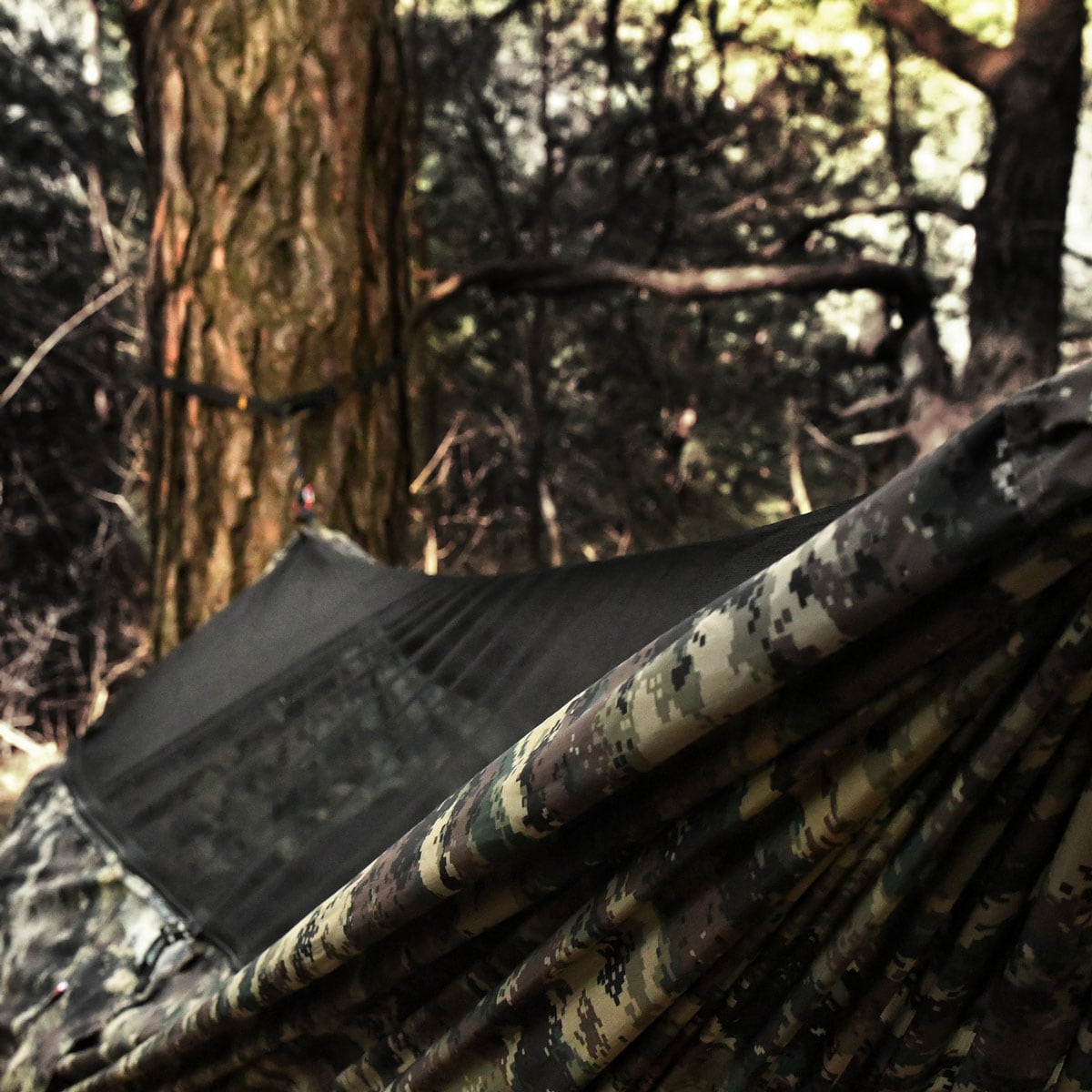 Гамак TigerWood Бабка V2 Long Camo - з москітною сіткою