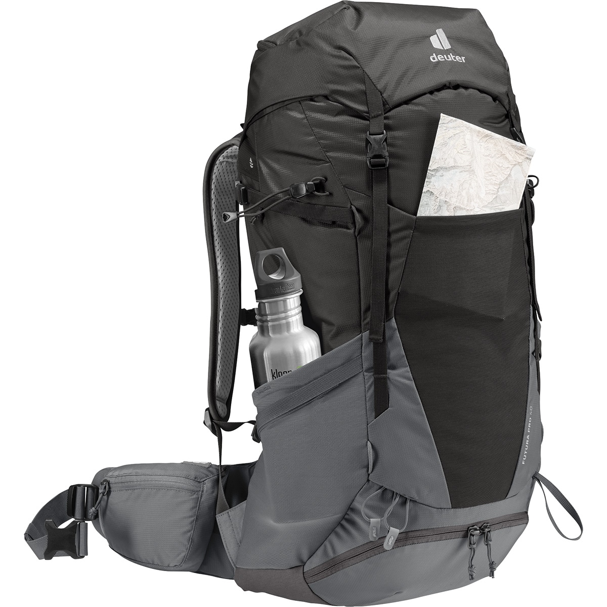 Трекінговий рюкзак Deuter Futura Pro 40 л - Black/Graphite