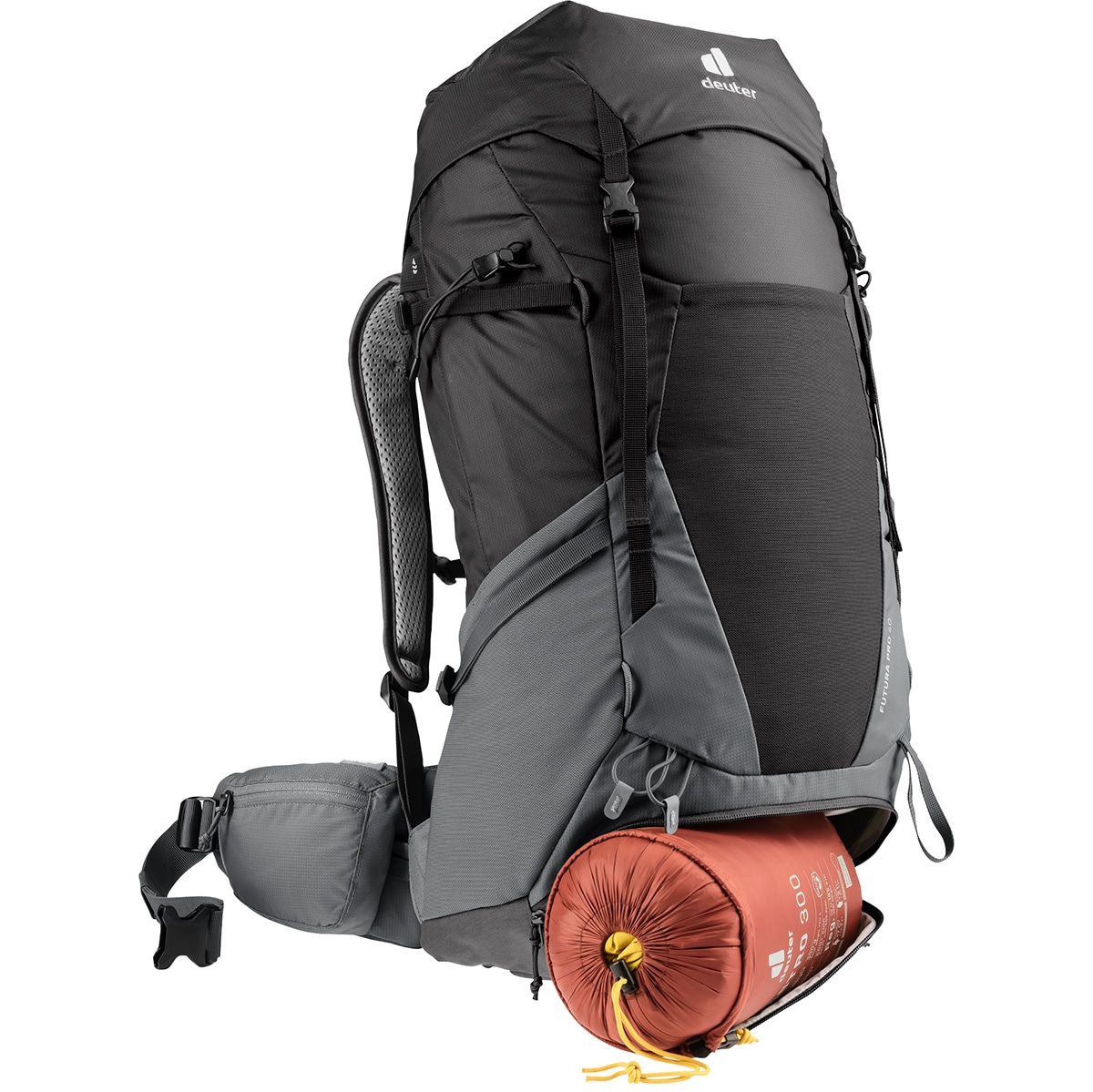 Трекінговий рюкзак Deuter Futura Pro 40 л - Black/Graphite