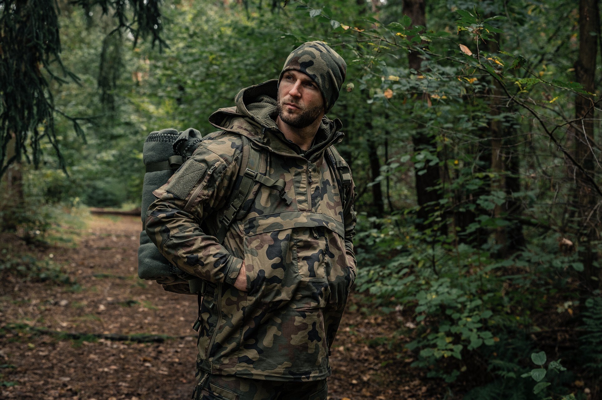 Шапка Helikon-Tex Watch Cap - wz.93 Pantera PL Woodland