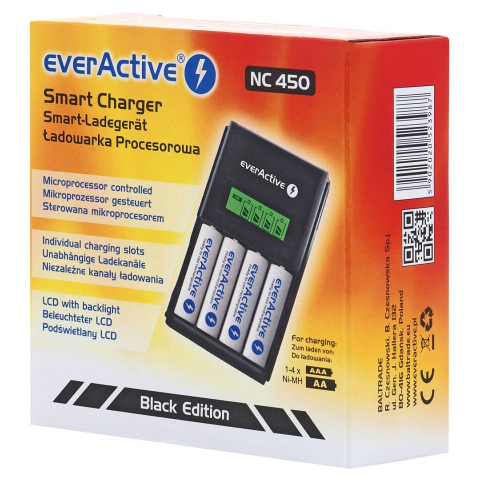 Зарядний пристрій EverActive NC-450