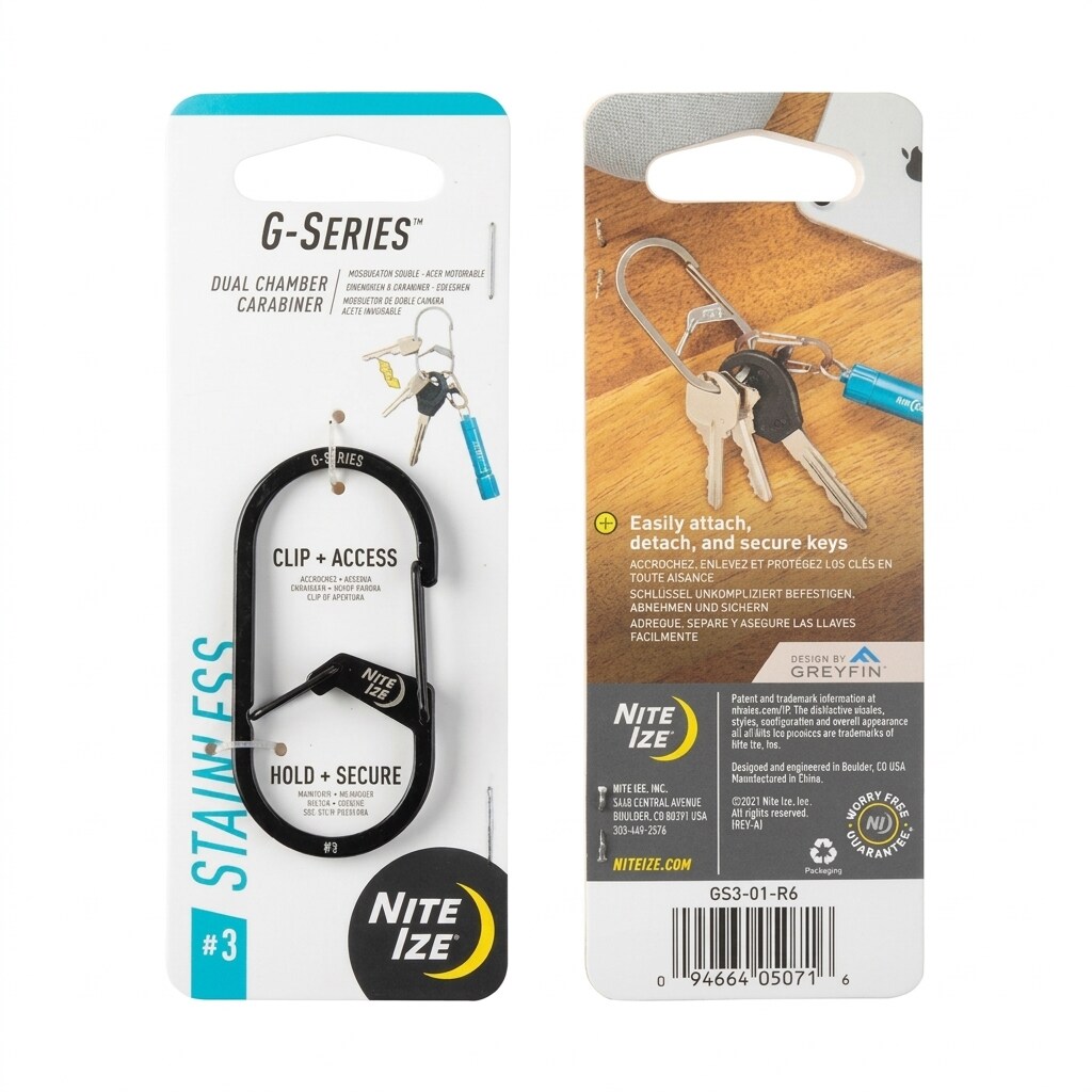 Nite Ize G-Series 3 Carabiner Black