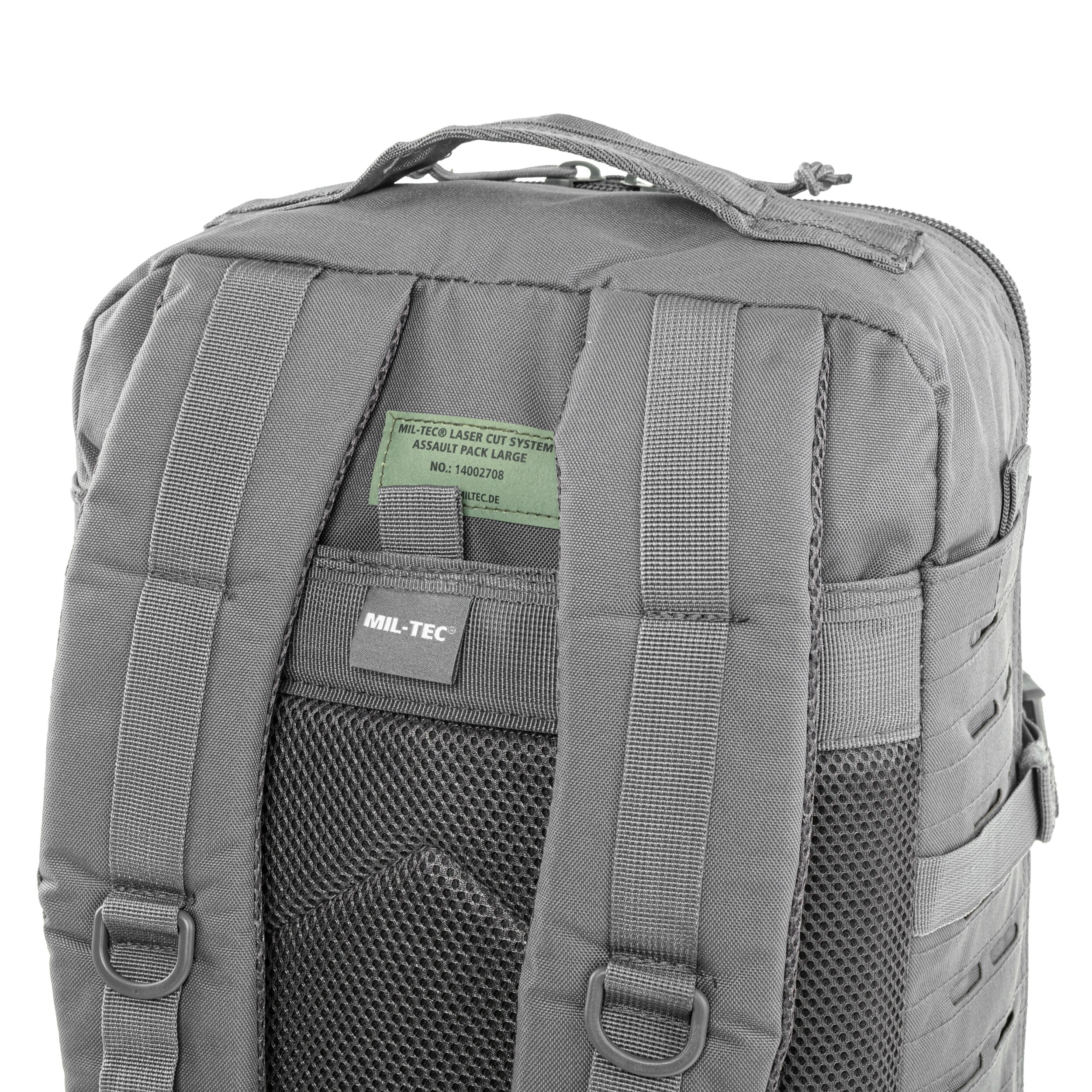 Рюкзак Mil-Tec Assault Pack Laser Cut Large 36 л - Urban Grey