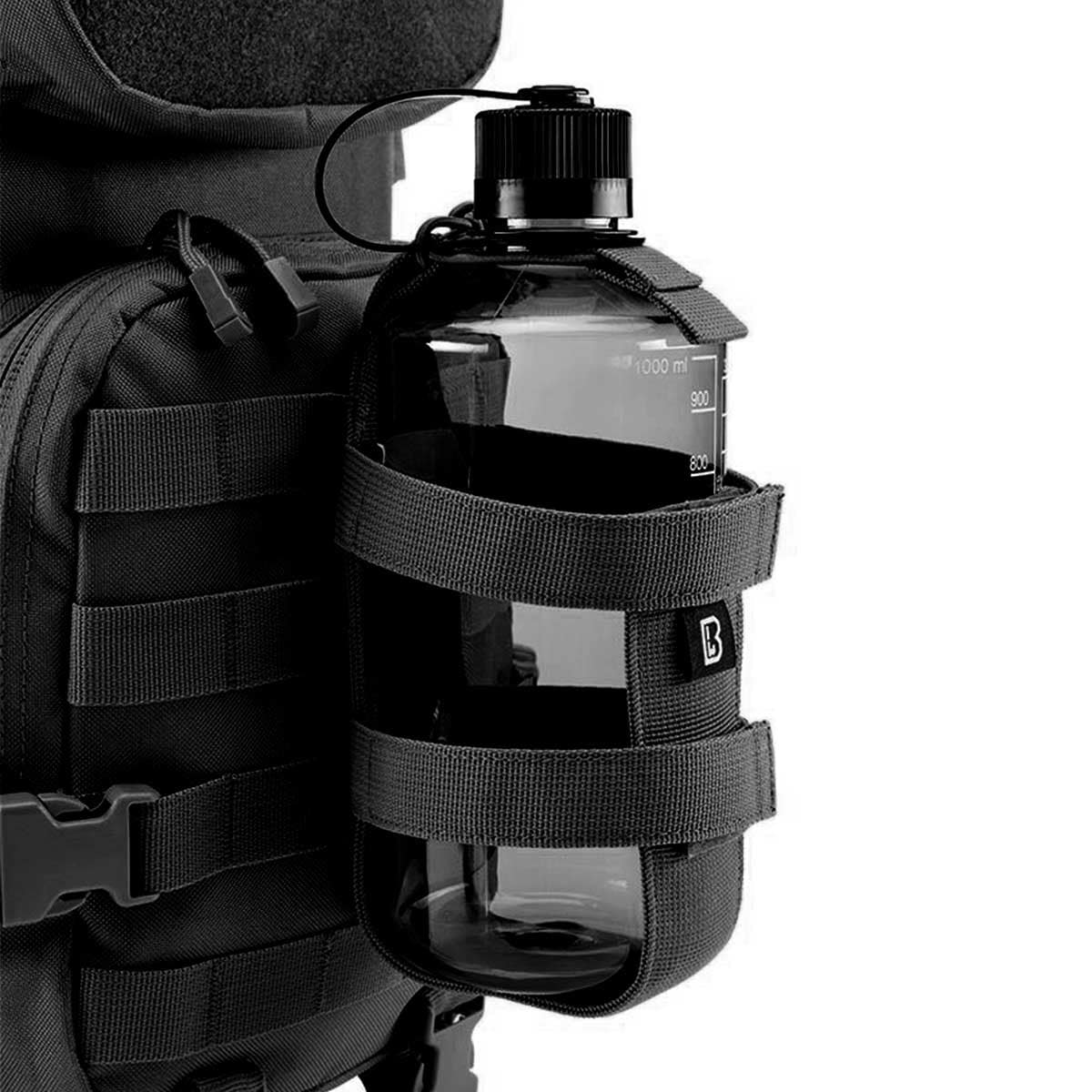 Brandit Molle Holder для пляшок Flex Large - чорний - Brandit Molle Holder Flex Large - чорний