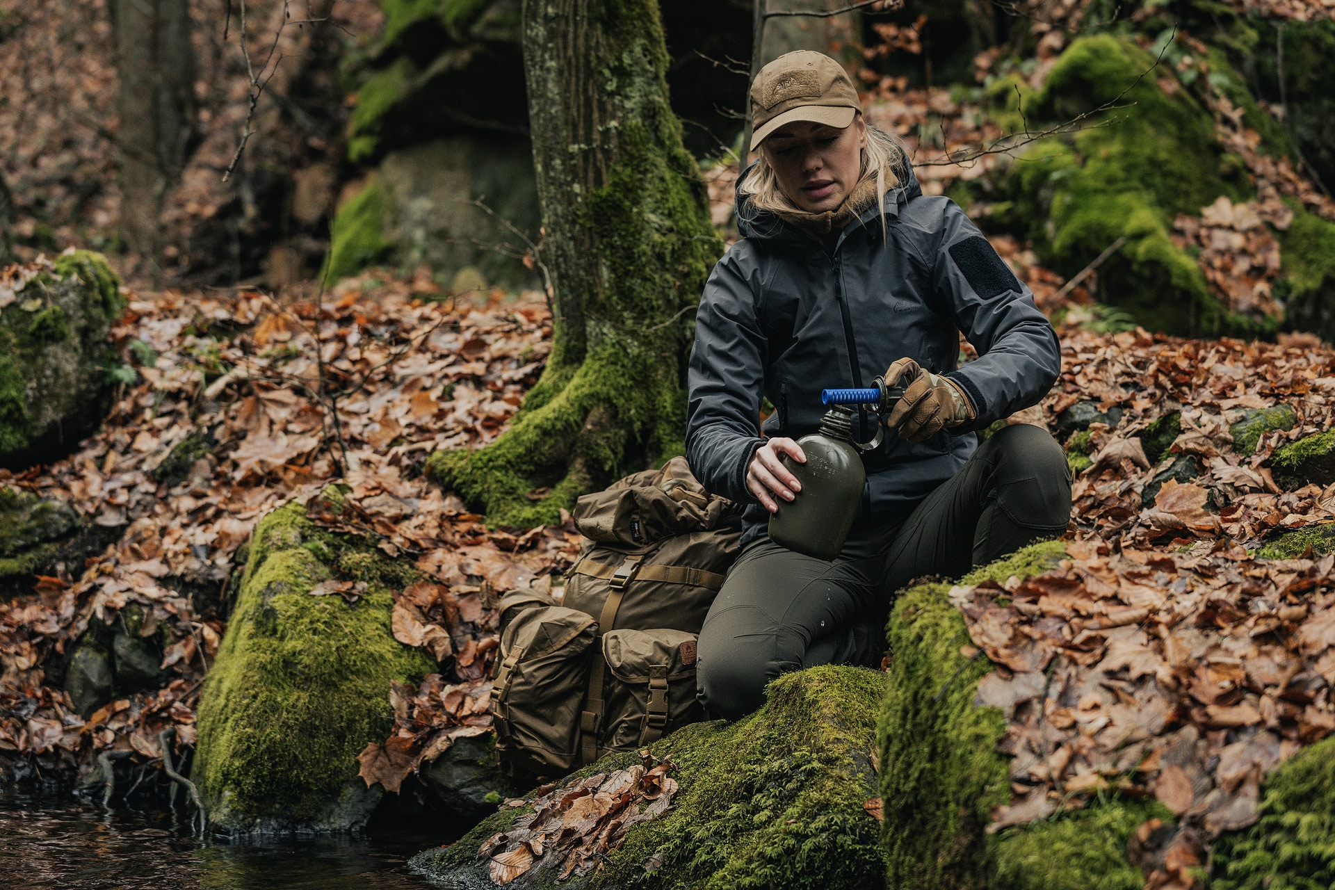 Бейсболка plus velcro Helikon-Tex PolyCotton Rip-Stop - Coyote