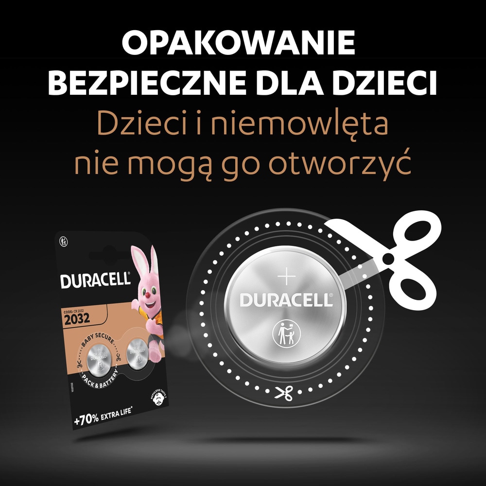 Літієва батарейка Duracell CR2032 3 V - 2 шт.