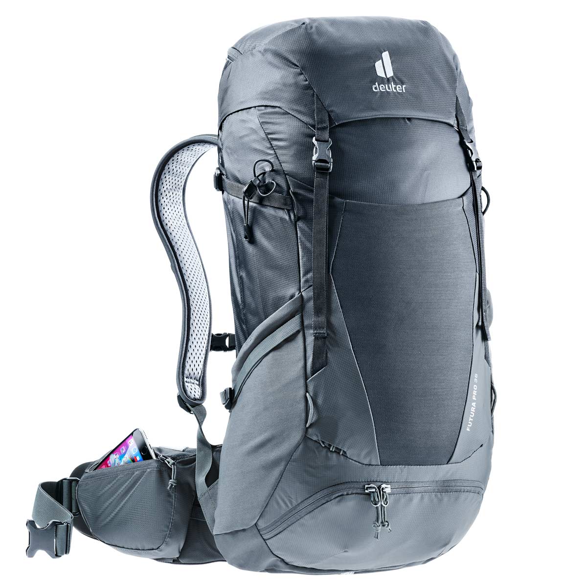 Рюкзак Deuter Futura Pro 36 л - чорний-графіт