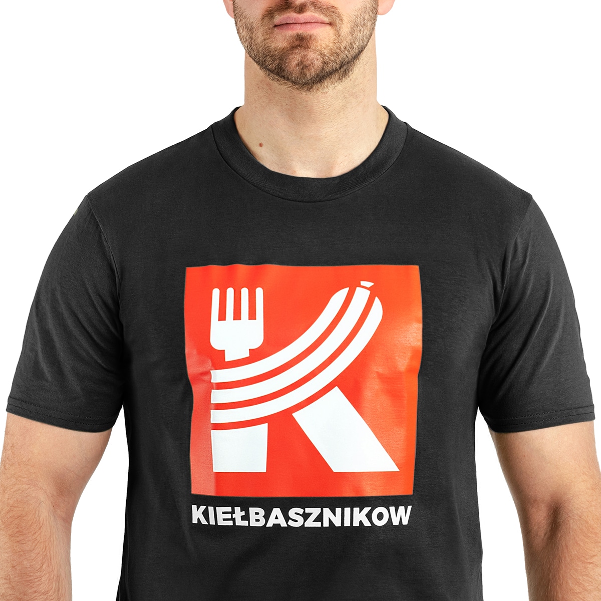 Футболка T-shirt Kałdun Kiełbasznikow - Чорна