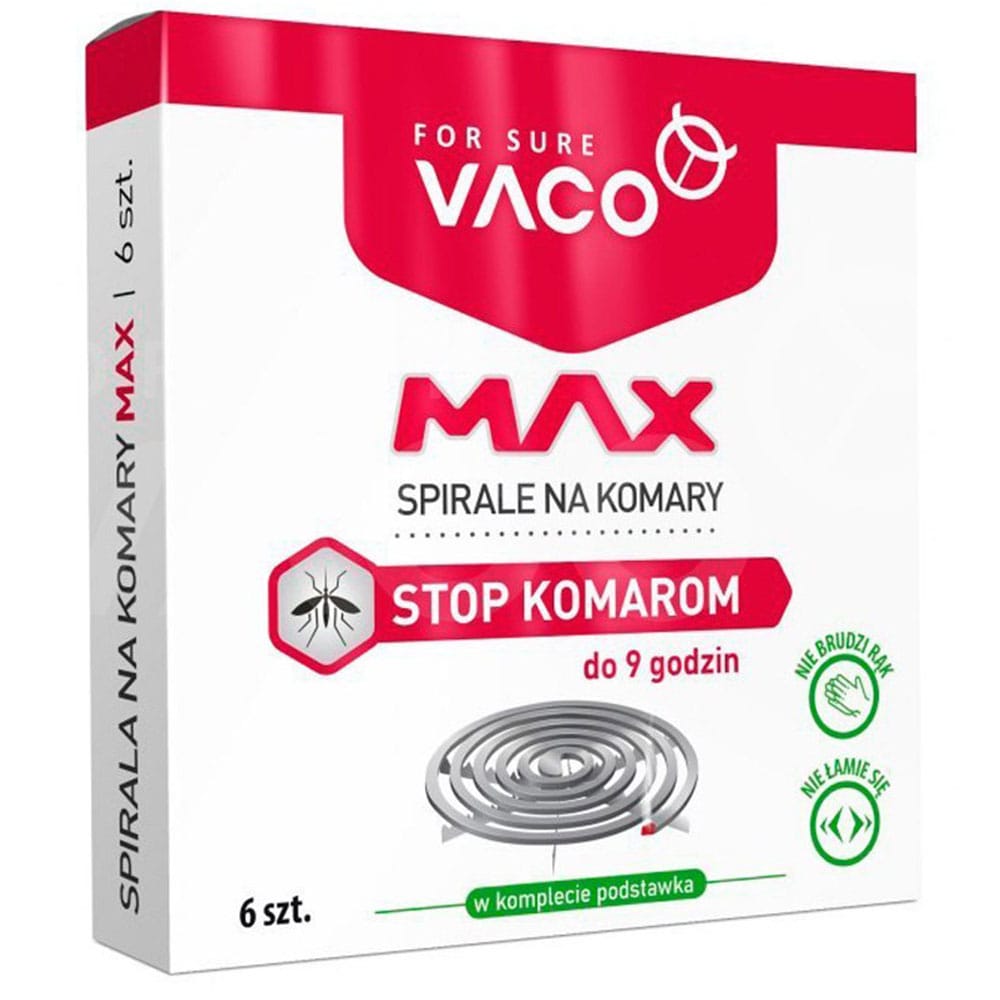 Спіралі від комарів Vaco Max - 6 шт. 