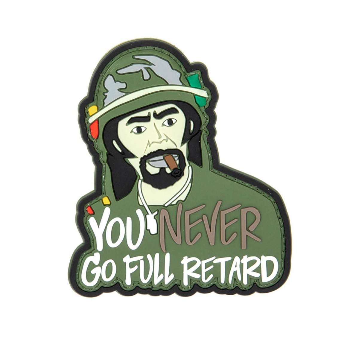 Нашивка 3D GFC - You Never Go Full Retard