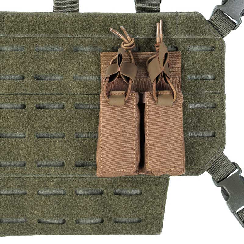 Підсумок Mil-Tec Double Magazine Pouch Hook & Loop Backside для 2 магазинів - Dark Coyote