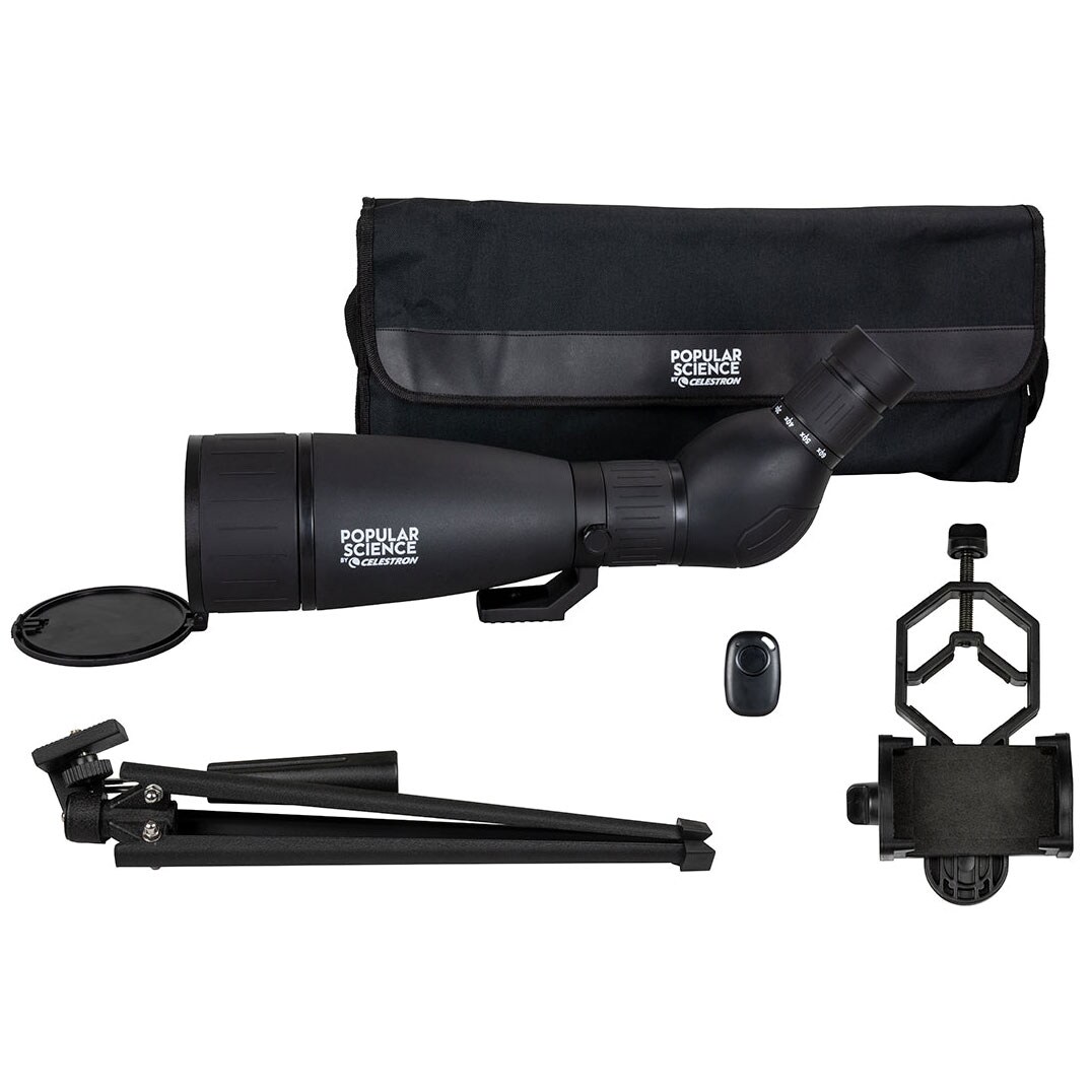 Підзорна труба Celestron LandScout Bluetooth 20-60x65 з фотоадаптером