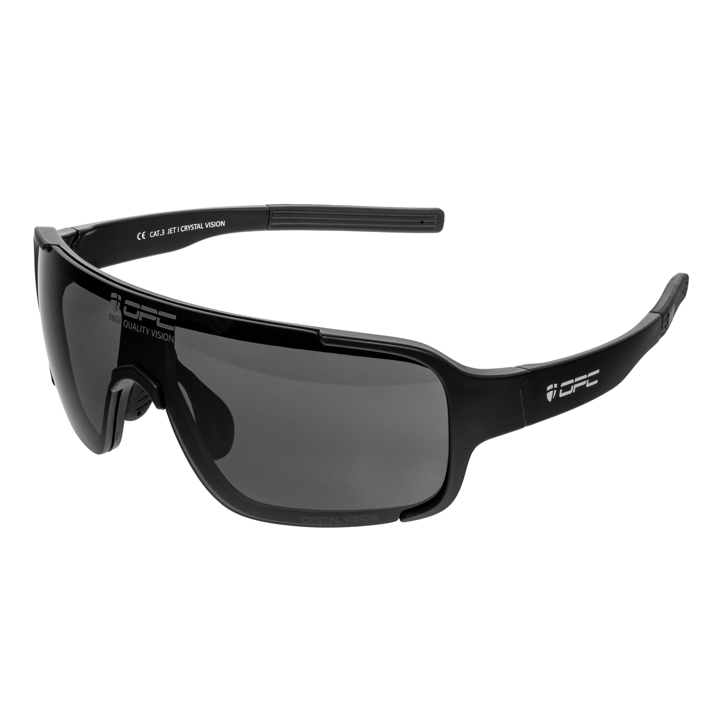 Сонцезахисні окуляри OPC All Round Jet I Crystal Vision - Matt Black