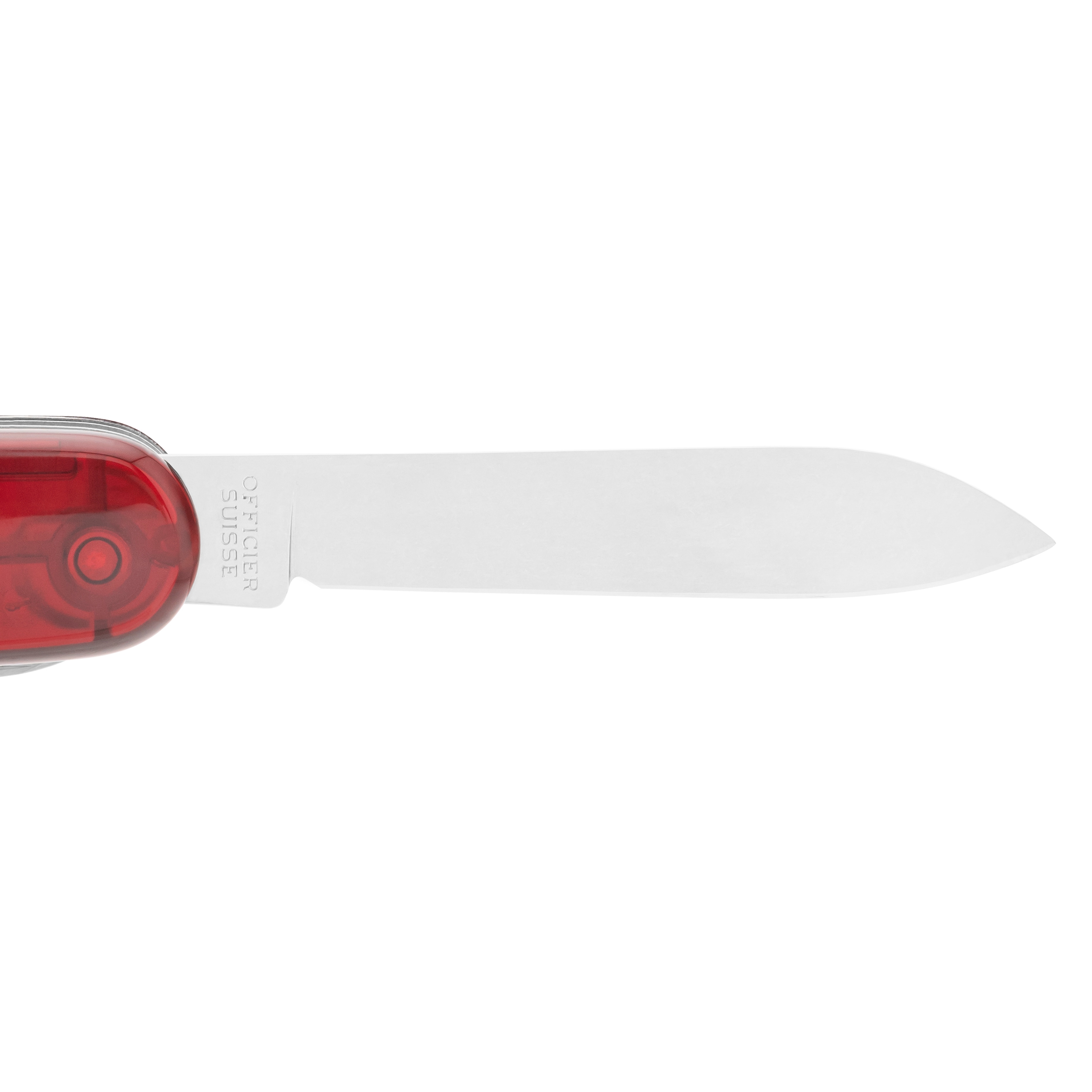 Багатофункціональний ніж Victorinox Climber Transparent Red