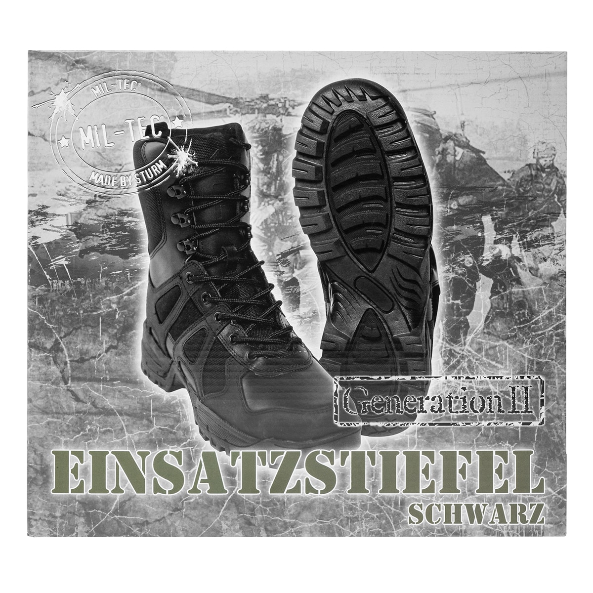 Черевики Mil-Tec Combat Boots Gen. II - Black