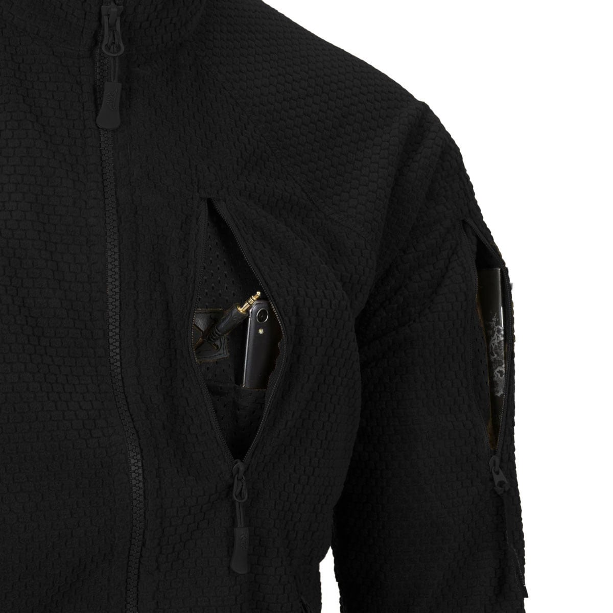 Флісова кофта Helikon-Tex Alpha Tactical - Black