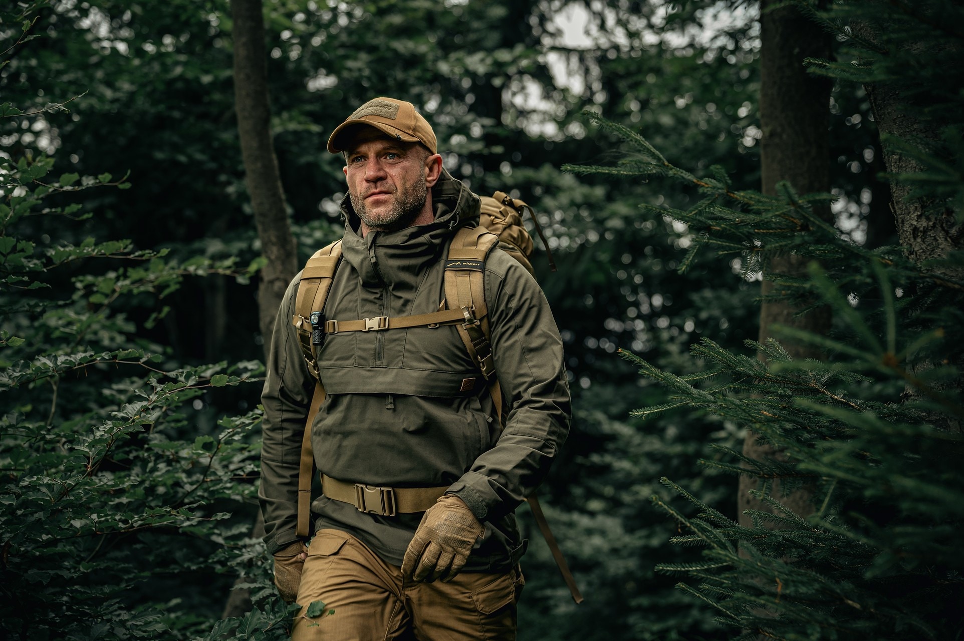 Куртка Helikon Woodsman Anorak - Taiga Green