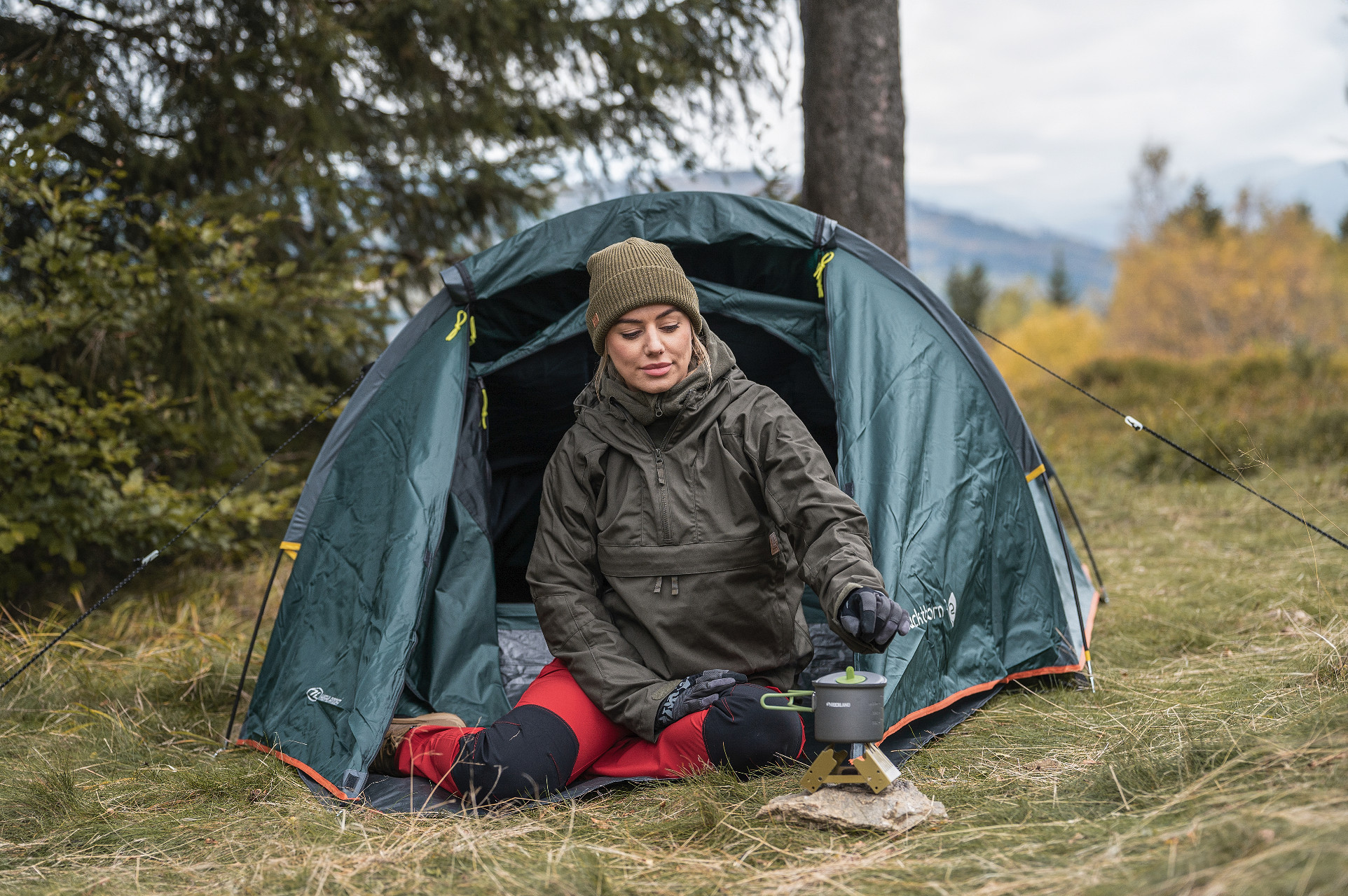 Куртка Helikon Woodsman Anorak - Taiga Green