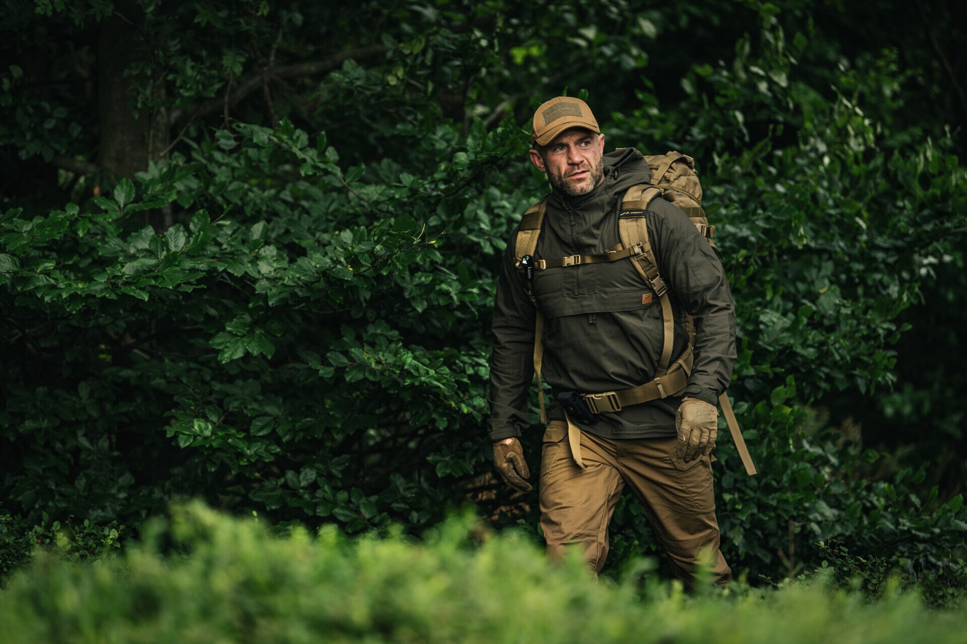 Куртка Helikon Woodsman Anorak - Taiga Green 