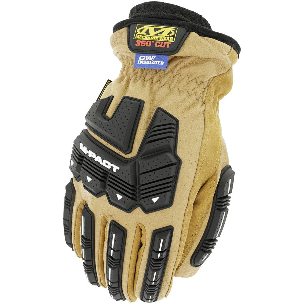 Тактичні рукавиці Mechanix Wear M-Pact Insulated Leather Driver F9-360 - Coyote