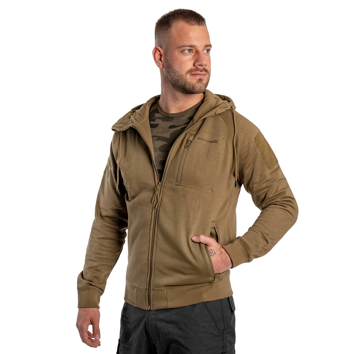 Кофта Pentagon Leonidas 2.0 Tactical Hoodie - Coyote