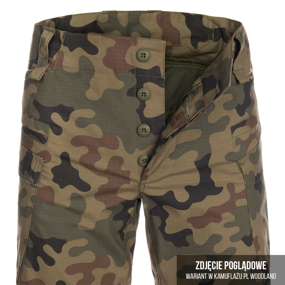 Штани військові Helikon SFU Next Mk2 Pants PolyCotton Rip-Stop - US Woodland