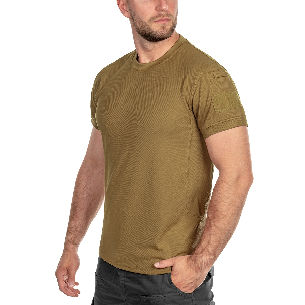 Термоактивна футболка Helikon-Tex Tactical T-shirt TopCool - Coyote